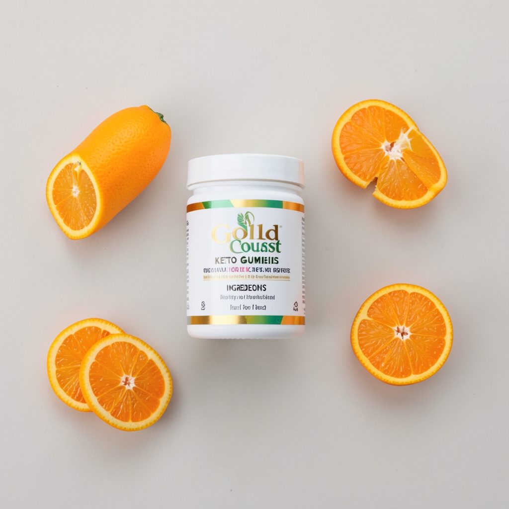 A clean overhead flat-lay photograph of a keto supplement container and scattered capsules on a soft cream surface, with warm natural daylight and a calm, minimal mood.